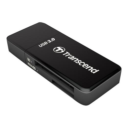 Transcend RDF5 geheugenkaartlezer USB 3.2 Gen 1 (3.1 Gen 1) Type-A Zwart - Image 1