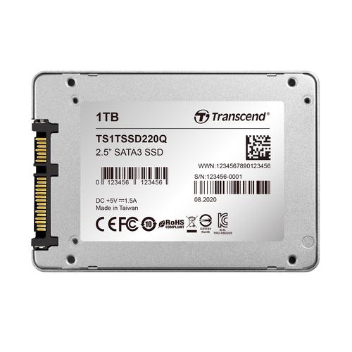 Transcend SSD220Q 1 TB 2.5" SATA III QLC 3D NAND - Image 3