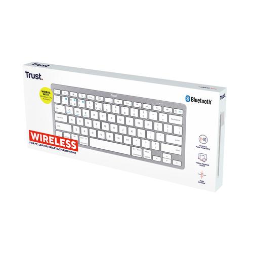 Trust 24651 toetsenbord Universeel Bluetooth QWERTY Amerikaans Engels Zilver - Image 4