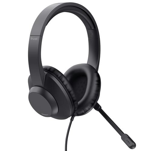 Trust Ayda Max Headset Bedraad Hoofdband Kantoor/callcenter Zwart - Image 2