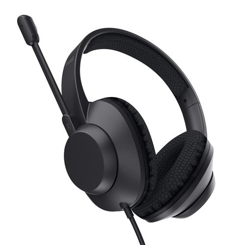 Trust Ayda Max Headset Bedraad Hoofdband Oproepen/muziek USB Type-C / USB Type-A Zwart - Image 3