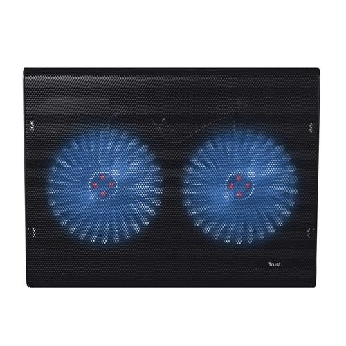 Trust Azul | Laptop Cooling Stand | 2 Ventilatoren | USB-voeding | Blauw Verlicht | max 17.3 inch - Image 5