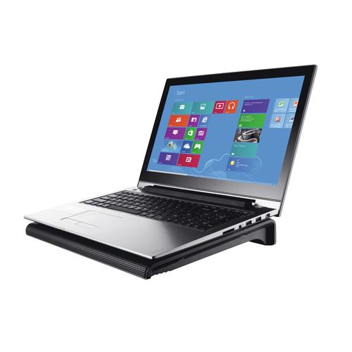 Trust Azul | Laptop Cooling Stand | 2 Ventilatoren | USB-voeding | Blauw Verlicht | max 17.3 inch - Image 2