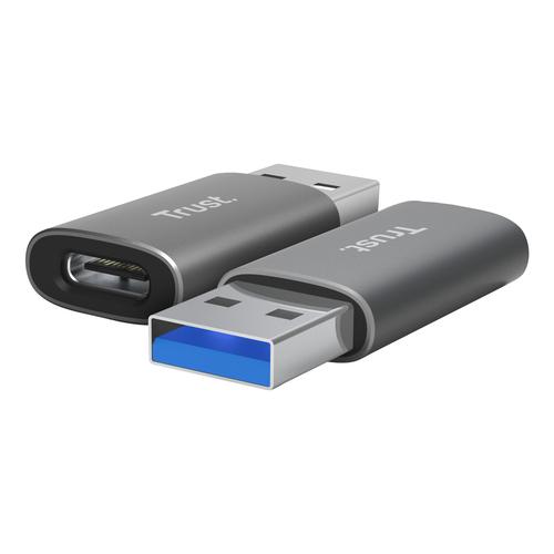 Trust Calyx USB Type-C USB Type-A Grijs - Image 1