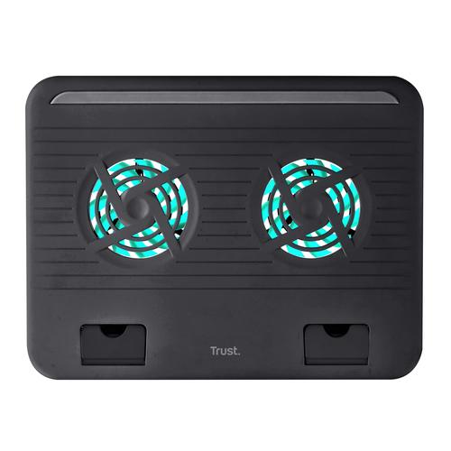 Trust Cyclone | Laptop Cooling Stand | 2 Ventilatoren | USB-voeding | Aanpasbare kantelen | max 16 inch - Image 5