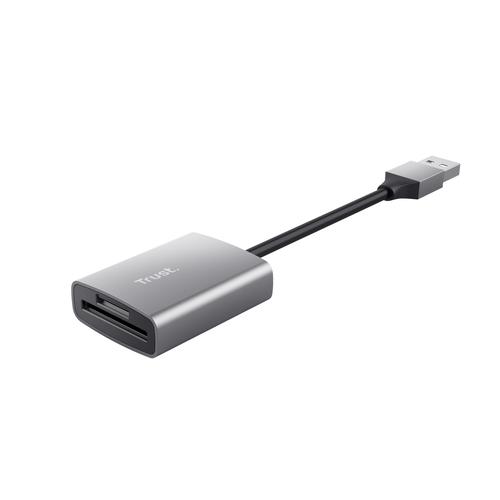 Trust Dalyx geheugenkaartlezer USB 3.2 Gen 1 (3.1 Gen 1) Aluminium - Image 2