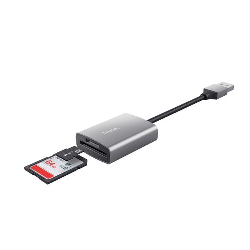 Trust Dalyx geheugenkaartlezer USB 3.2 Gen 1 (3.1 Gen 1) Aluminium - Image 3