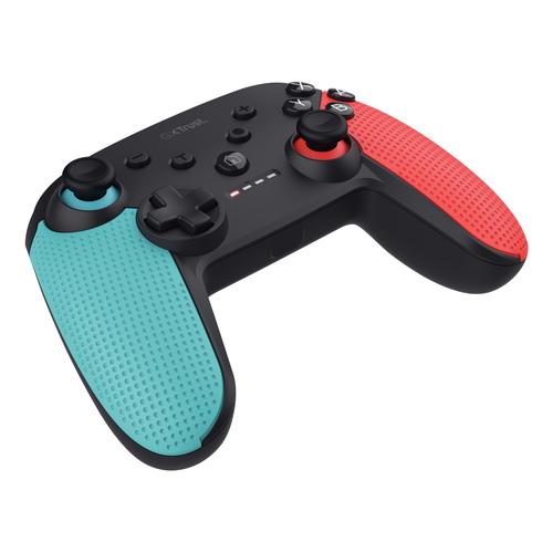 Trust GXT 1246B Muta Zwart, Blauw, Rood Bluetooth Gamepad Nintendo Switch, Nintendo Switch Lite