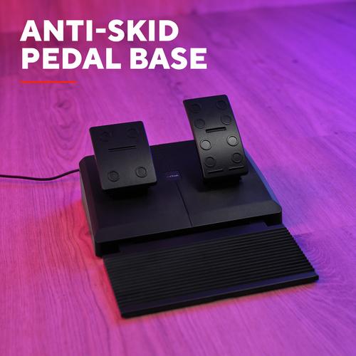 Trust GXT 289 Movi Zwart USB Stuurwiel + pedalen Nintendo Switch, PlayStation 4, Xbox One S, Xbox One X, Xbox Series S, Xbox Series X - Image 7