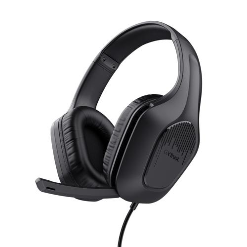 Trust GXT 415 Zirox Headset Bedraad Hoofdband Gamen Zwart - Image 1