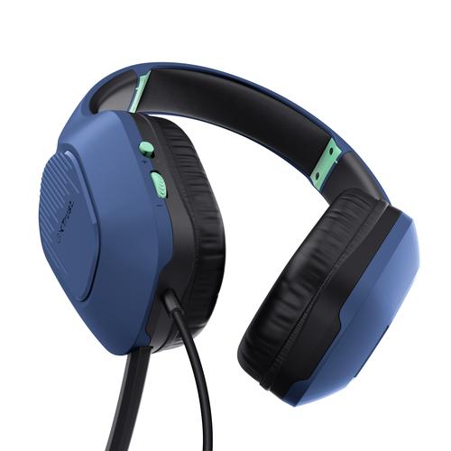 Trust GXT 415B Zirox Headset Bedraad Hoofdband Gamen Blauw - Image 3