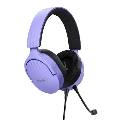 Trust GXT 489P FAYZO Headset Bedraad Hoofdband Gamen Zwart, Paars - Image 10