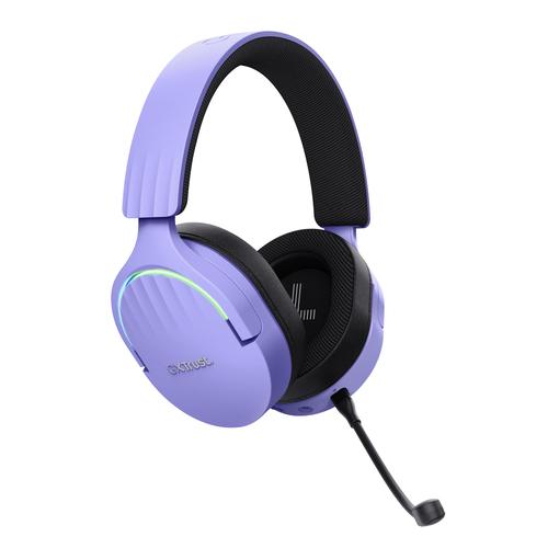 Trust GXT 491P FAYZO Headset Bedraad en draadloos Hoofdband Gamen USB Type-A Bluetooth Zwart, Paars - Image 9