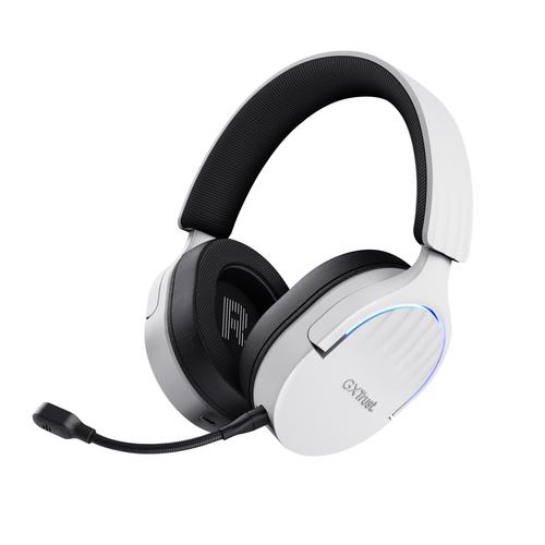 Trust GXT 491W FAYZO Headset Bedraad en draadloos Hoofdband Gamen USB Type-C Bluetooth Zwart, Wit - Image 4