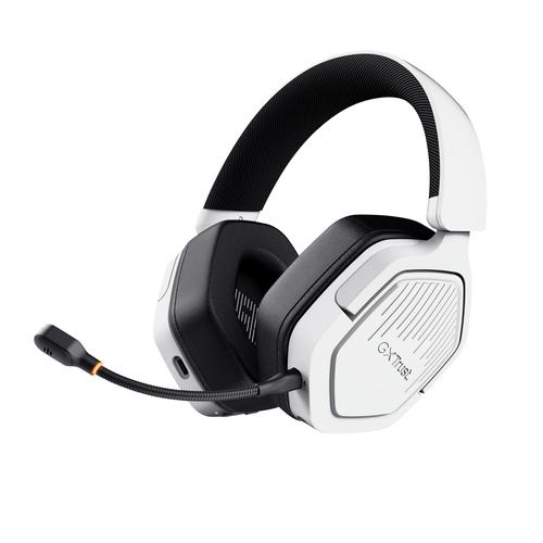 Trust GXT 493W Carus Headset Bedraad en draadloos Hoofdband, Helm Gamen USB Type-C / USB Type-A Bluetooth Wit - Image 1