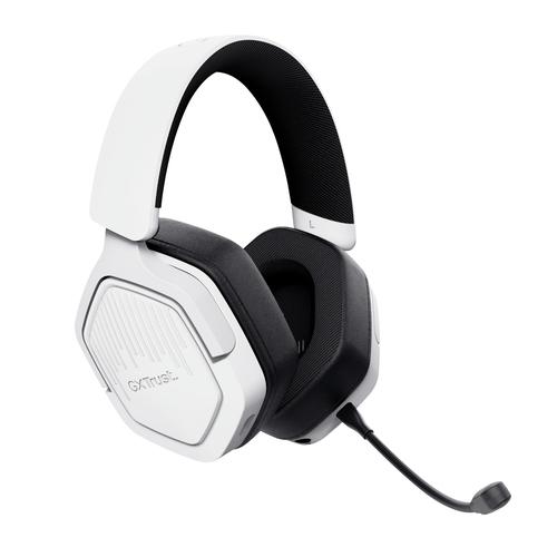 Trust GXT 493W Carus Headset Bedraad en draadloos Hoofdband, Helm Gamen USB Type-C / USB Type-A Bluetooth Wit - Image 2