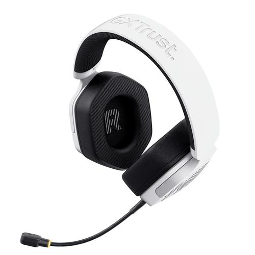 Trust GXT 493W Carus Headset Bedraad en draadloos Hoofdband, Helm Gamen USB Type-C / USB Type-A Bluetooth Wit - Image 4