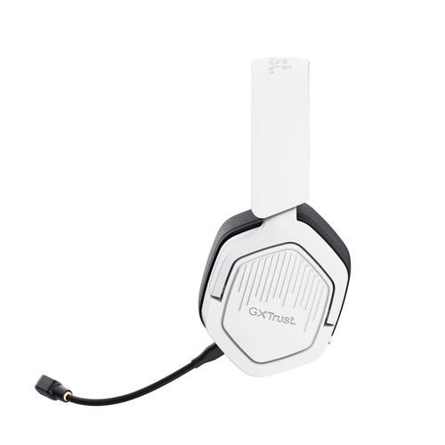 Trust GXT 493W Carus Headset Bedraad en draadloos Hoofdband, Helm Gamen USB Type-C / USB Type-A Bluetooth Wit - Image 6