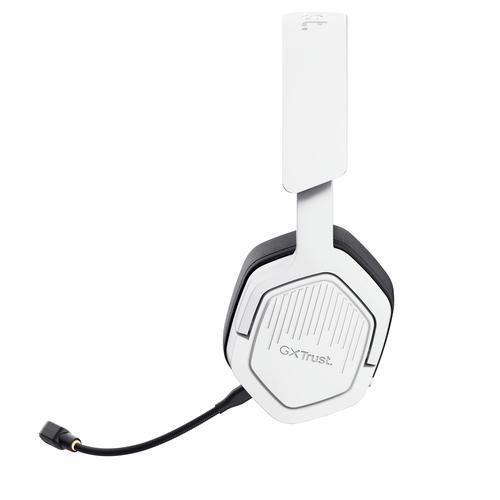 Trust GXT 493W Carus Headset Bedraad en draadloos Hoofdband, Helm Gamen USB Type-C / USB Type-A Bluetooth Wit - Image 7
