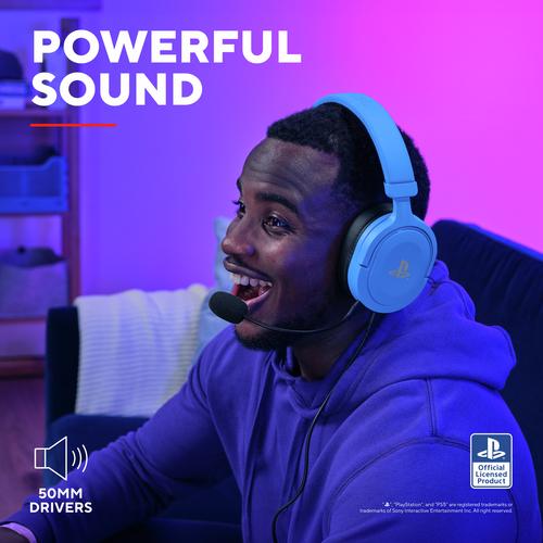 Trust GXT 498B Forta Headset Bedraad Hoofdband Gamen Blauw - Image 2