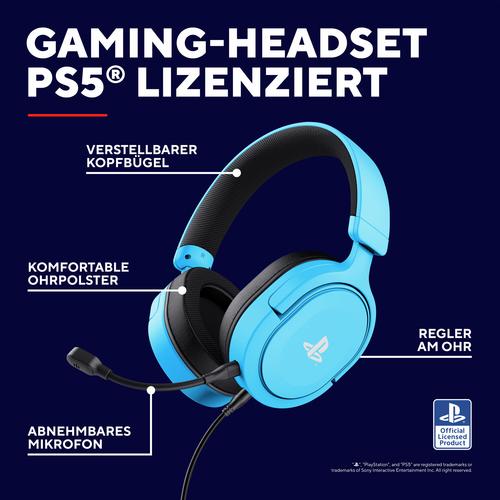 Trust GXT 498B Forta Headset Bedraad Hoofdband Gamen Blauw - Image 6