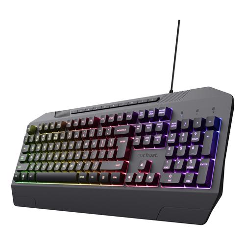 Trust GXT 836 Evocx toetsenbord Gamen USB AZERTY Belgisch Zwart - Image 1