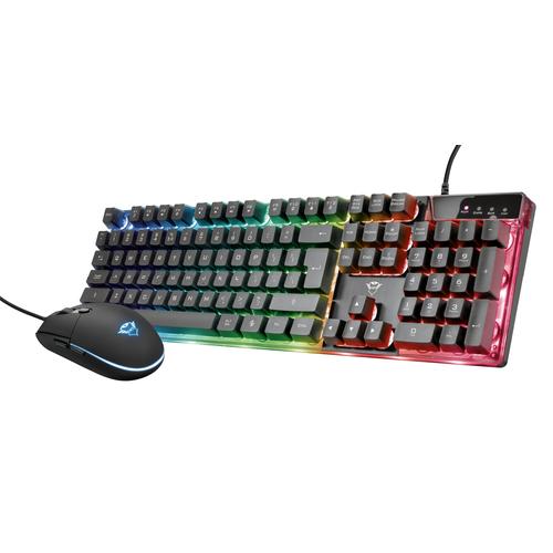 Trust GXT 838 Azor - Gaming Toetsenbord & Muis - Qwerty - Zwart - Image 1