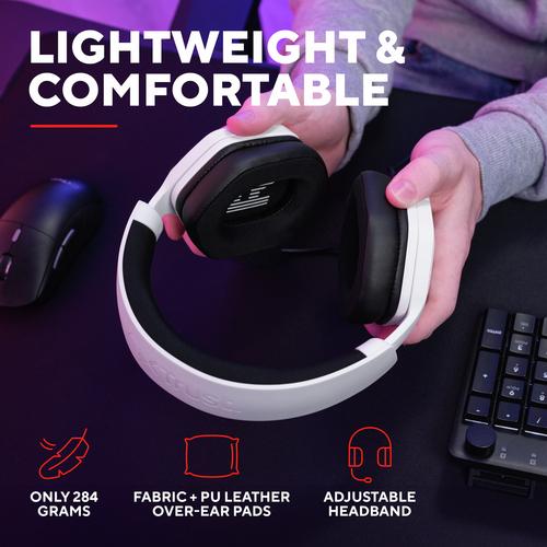 Trust GXT492W Carus Headset Bedraad Hoofdband Gamen Wit - Image 2