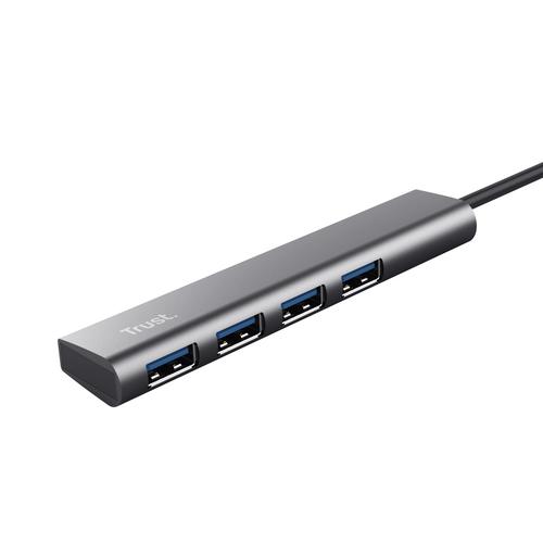 Trust Halyx USB 3.2 Gen 1 (3.1 Gen 1) Type-A 5 Mbit/s Zwart, Grijs - Image 2