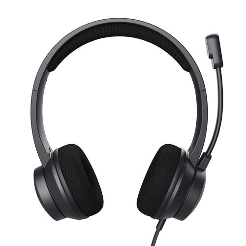Trust HS-260 Headset Bedraad Neckband Kantoor/callcenter USB Type-A Zwart - Image 4