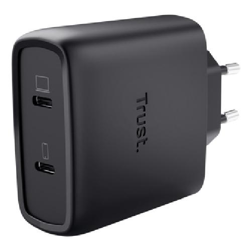 Trust Maxo GaN-oplader van 65 W met 2 USB-C-poorten