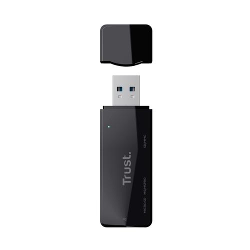 Trust Nanga | USB 3.1 Kaartlezer | Micro SD Card - SD Card - M2 Card - MS Card | Compact | 5 Gbps - Image 3