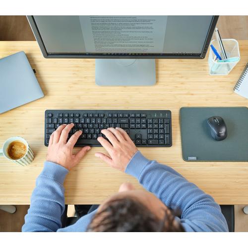 Trust Ody II toetsenbord Inclusief muis Kantoor RF Draadloos AZERTY Belgisch Zwart - Image 9