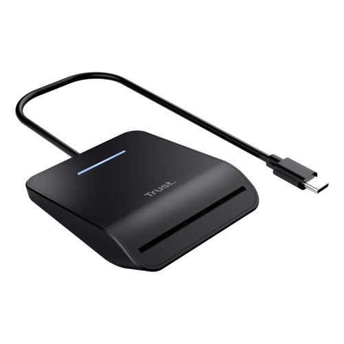 Trust Primo smart card reader Binnen USB USB Type-C Zwart
