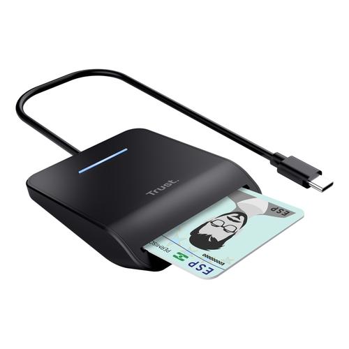 Trust Primo smart card reader Binnen USB USB Type-C Zwart - Image 4