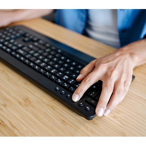 Trust Trezo toetsenbord Inclusief muis Kantoor RF Draadloos AZERTY Belgisch Zwart - Image 2