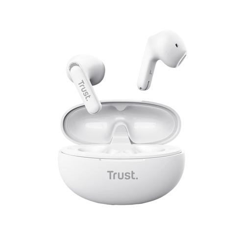 Trust Yavi Headset True Wireless Stereo (TWS) In-ear Oproepen/muziek USB Type-C Bluetooth Wit - Image 8