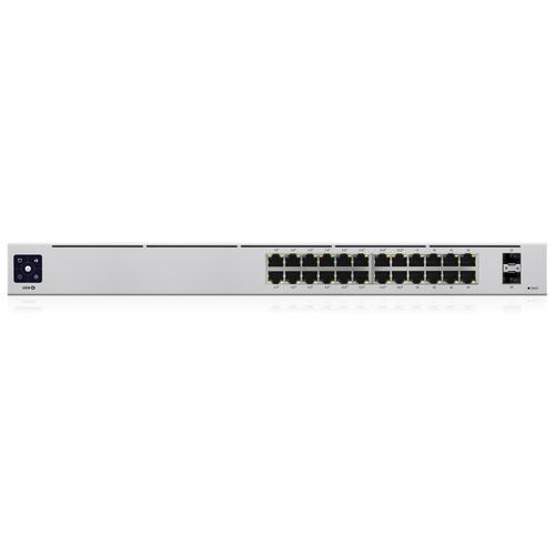 Ubiquiti UniFi 24-Port PoE Managed L2/L3 Gigabit Ethernet (10/100/1000) Power over Ethernet (PoE) 1U Zilver - Image 1