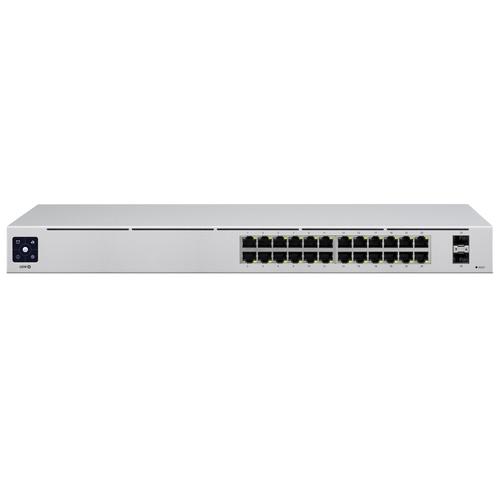 Ubiquiti UniFi USW-24 netwerk-switch Managed L2 Gigabit Ethernet (10/100/1000) Zilver - Image 1