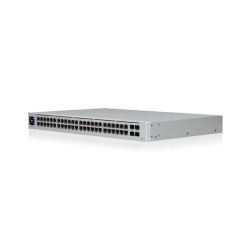 Ubiquiti UniFi USW-48-POE netwerk-switch Managed L2 Gigabit Ethernet (10/100/1000) Power over Ethernet (PoE) 1U Roestvrijstaal - Image 1