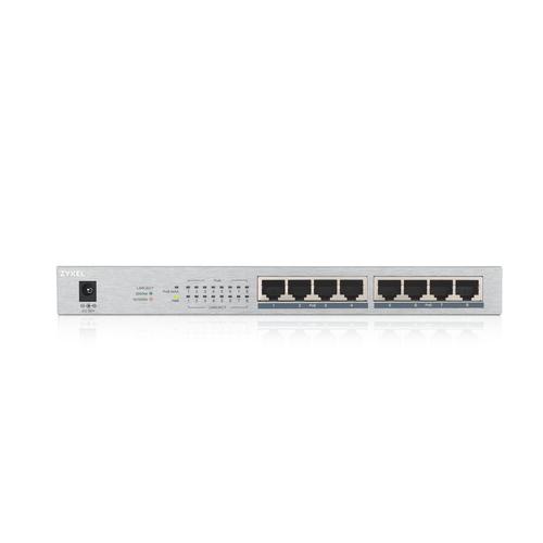 Zyxel GS1008HP Unmanaged Gigabit Ethernet (10/100/1000) Power over Ethernet (PoE) Grijs - Image 2