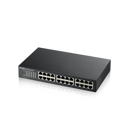 Zyxel GS1100-24E Unmanaged Gigabit Ethernet (10/100/1000) Zwart - Image 1