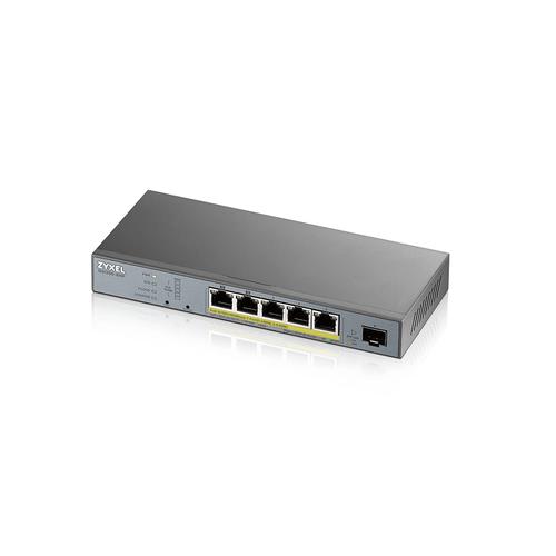Zyxel GS1350-6HP-EU0101F netwerk-switch Managed L2 Gigabit Ethernet (10/100/1000) Power over Ethernet (PoE) Grijs - Image 1