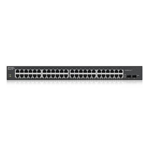Zyxel GS1900-48HPv2 Managed L2 Gigabit Ethernet (10/100/1000) Power over Ethernet (PoE) Zwart - Image 1