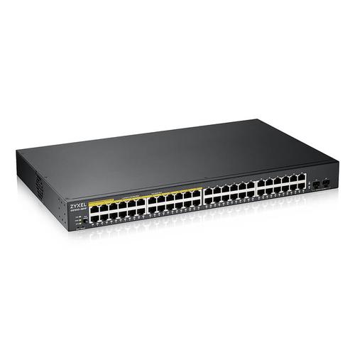 Zyxel GS1900-48HPv2 Managed L2 Gigabit Ethernet (10/100/1000) Power over Ethernet (PoE) Zwart - Image 2