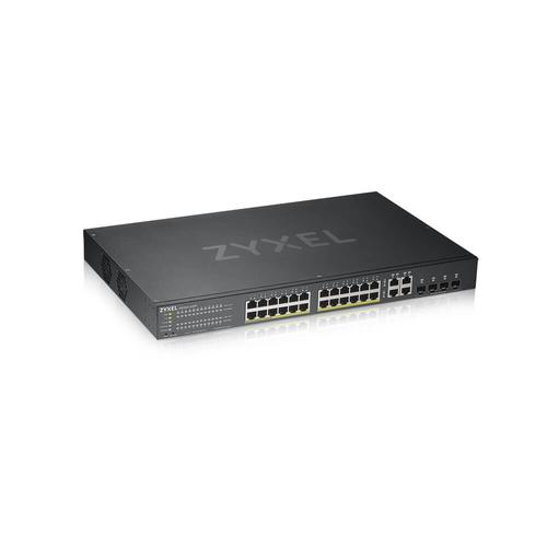 Zyxel GS1920-24HPV2 Managed Gigabit Ethernet (10/100/1000) Power over Ethernet (PoE) Zwart - Image 1