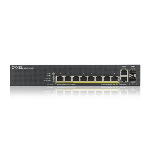 Zyxel GS1920-8HPV2 Managed Gigabit Ethernet (10/100/1000) Power over Ethernet (PoE) Zwart - Image 2