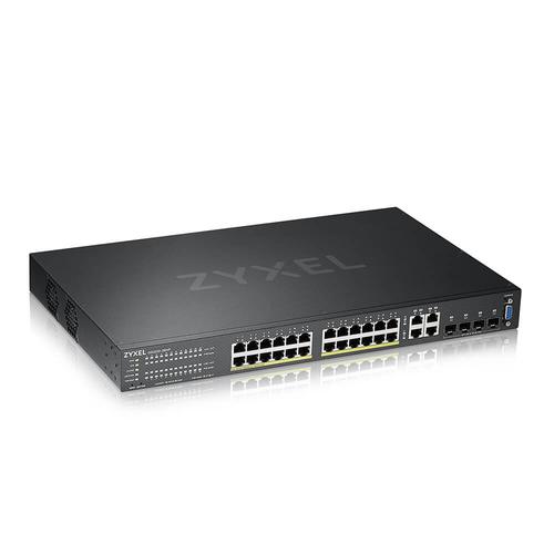 Zyxel GS2220-28HP-EU0101F netwerk-switch Managed L2 Gigabit Ethernet (10/100/1000) Power over Ethernet (PoE) Zwart - Image 1